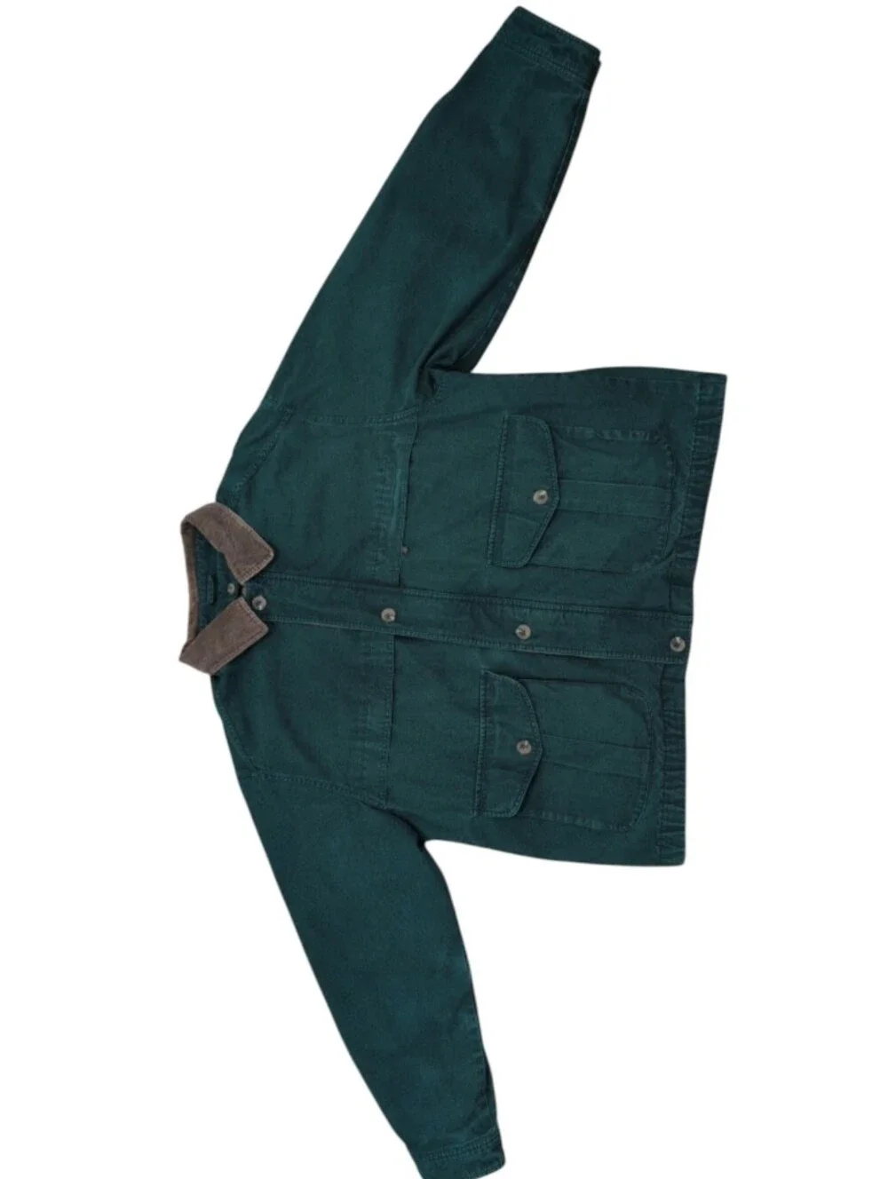 Eddie Bauer Vintage Goose Down Coat Green Large